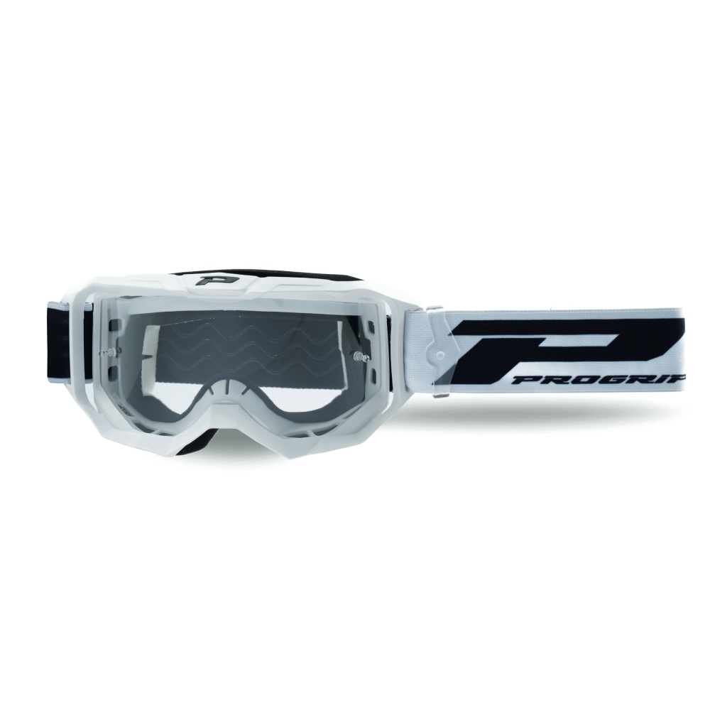 Goggles Pro Grip Vision Go - White clear lens 3300-323-TR
