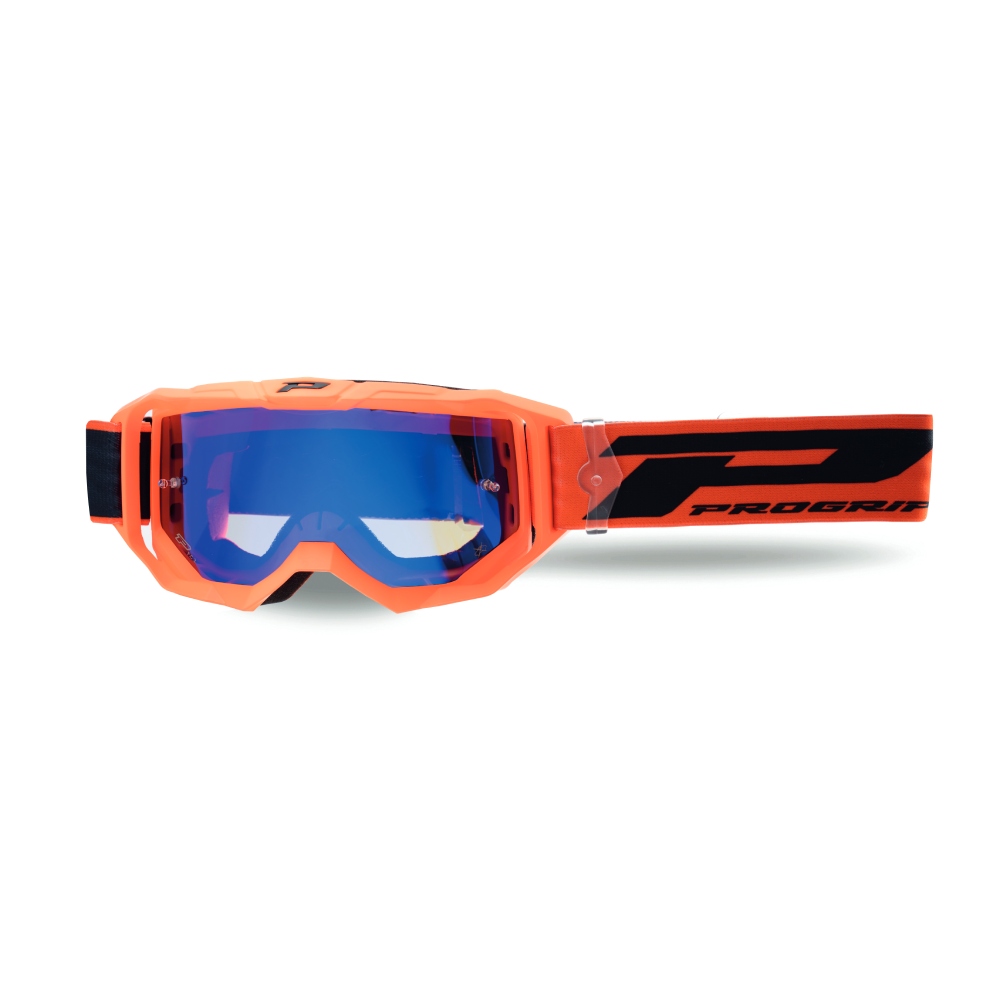 Goggles Pro Grip Vision Go - Orange mirrored lens blue