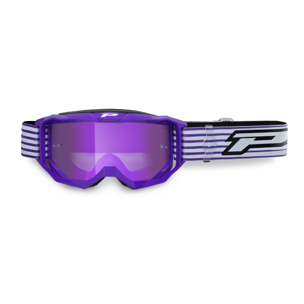 Goggles Pro Grip Vision Go - Purple mirrored lens purple