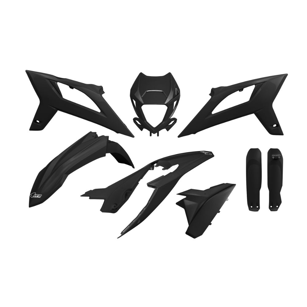 Plastics kit Beta RR 430 (20-22) - black BEKIT800F-001