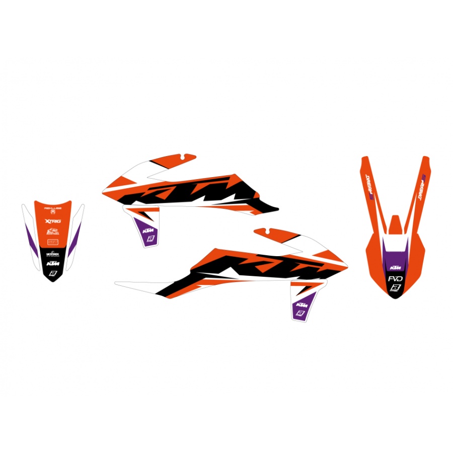 Graphics kit KTM 150 SX (19-22) Dream 5 BL-2547AB