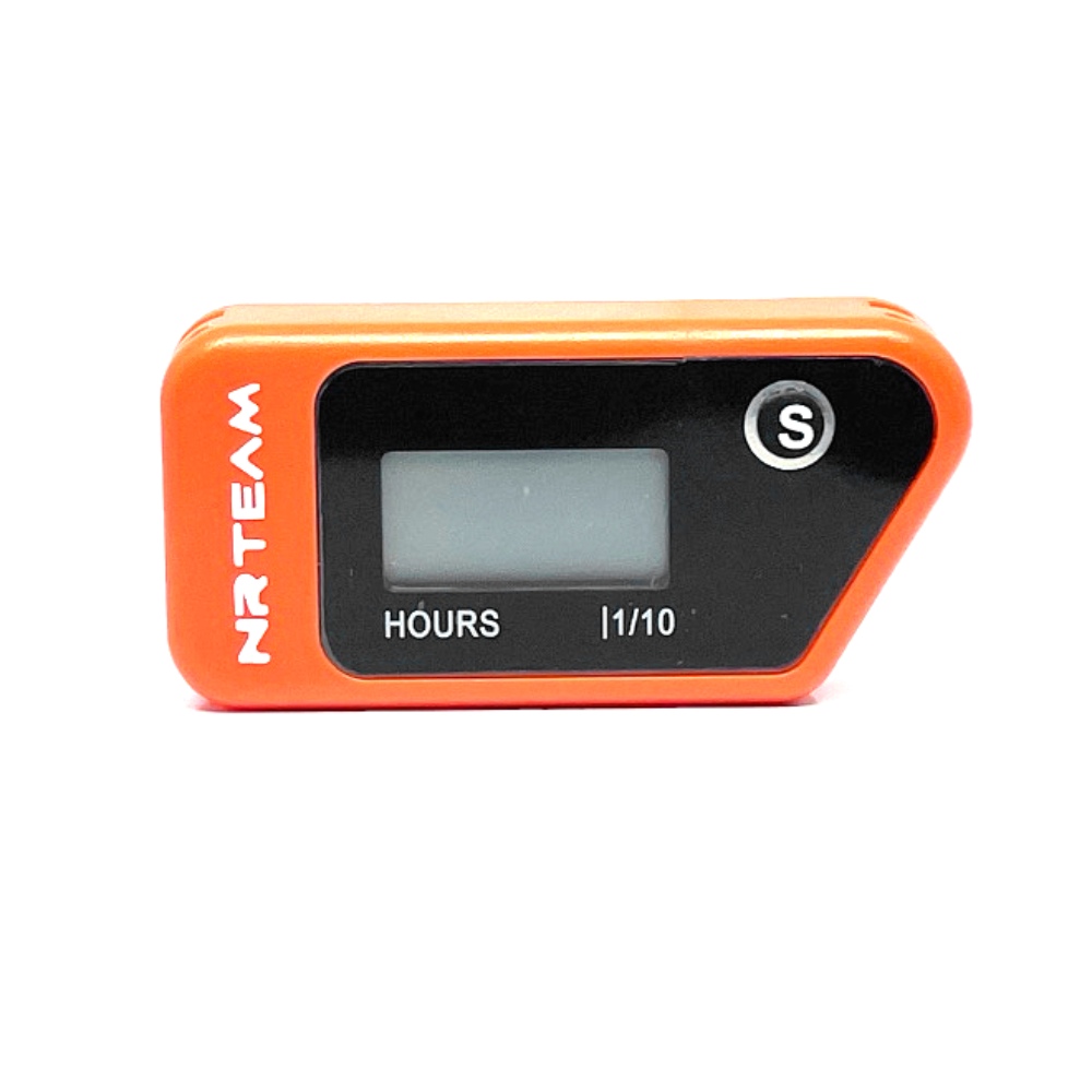 Universal wireless hour meter orange