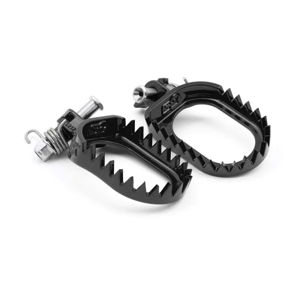 Footpegs steel S3 Beta RR 480 (15-19) standard black ESK-1232-B