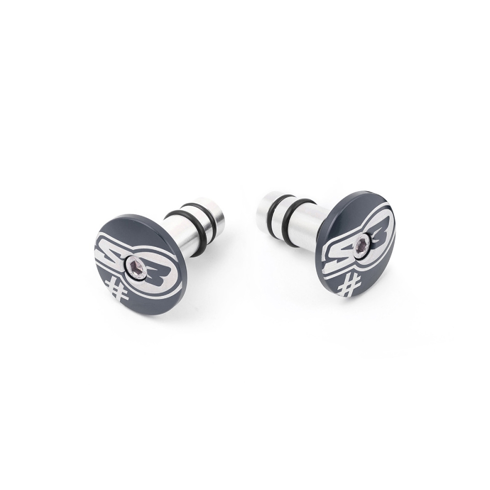 Pair of handlebar end caps S3 titanium Too HA-END2-TI