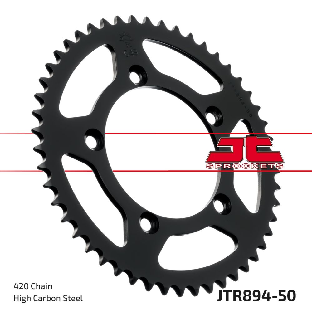 Rear sprocket JT steel KTM 65 SX (03-24) 50 teeth pitch 420 JTR894.50
