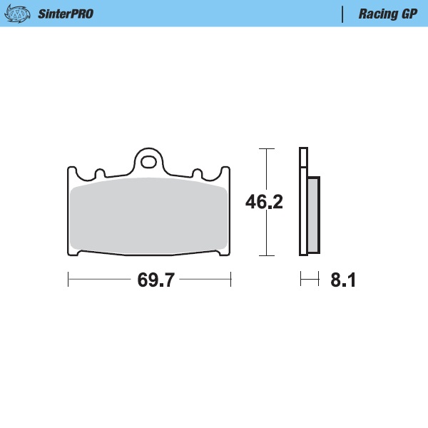 Brake Pads Moto Master GP for SM Racing Caliper MM-099912