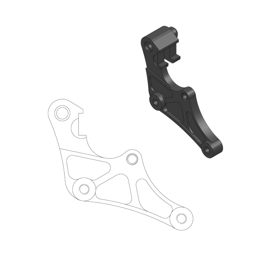 Spacer Fantic 250 XEF (21-25) front 320 mm - Moto Master MM-211074