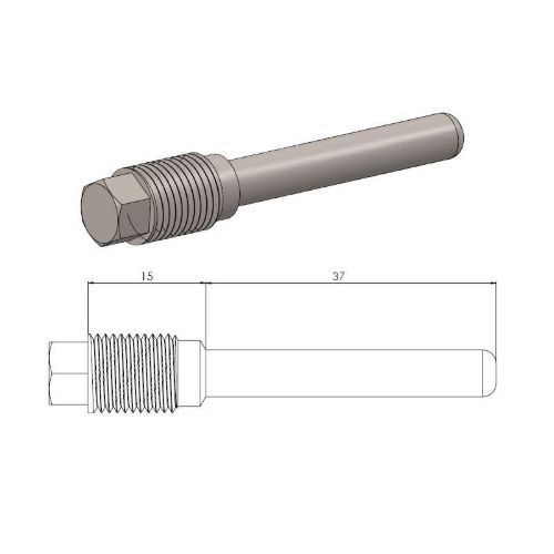 Brake caliper pin Beta RR 200 (19-26) front Moto Master MM-213019