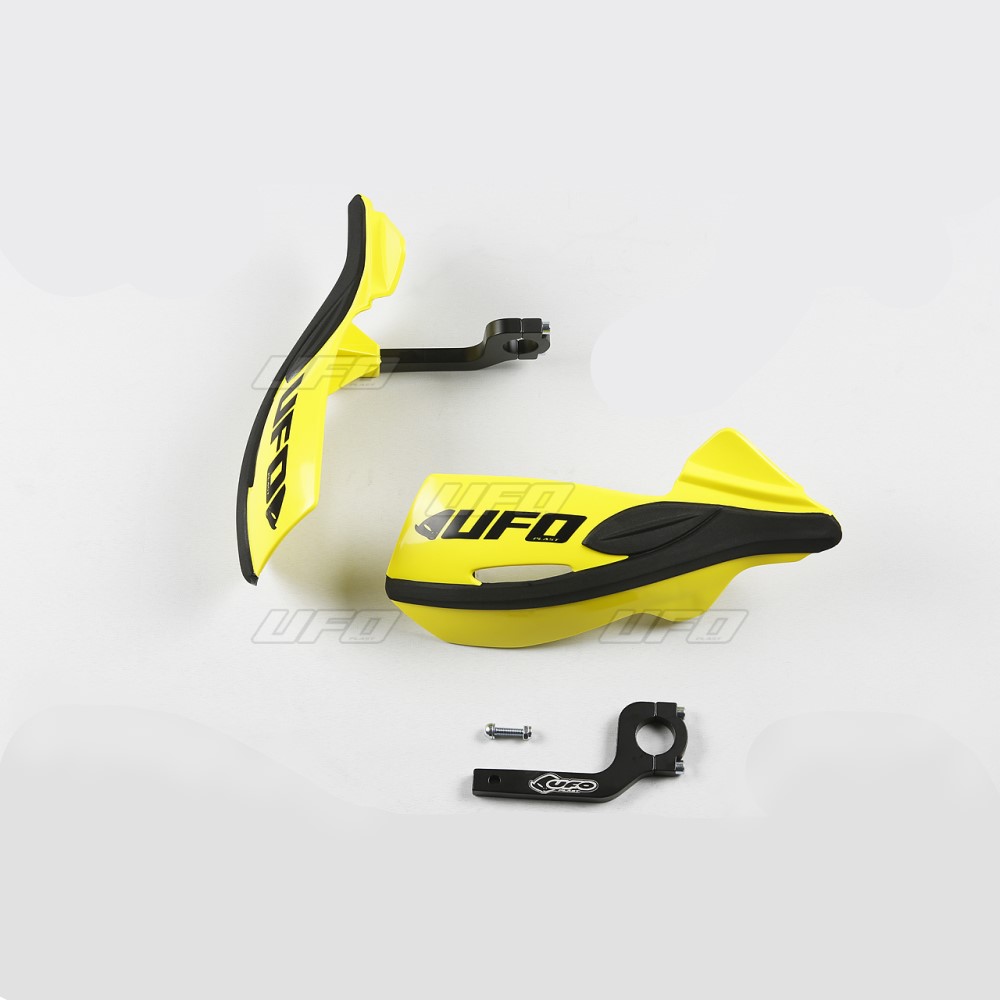 Pair of handguards UFO PATROL universal yellow Pair of handguards UFO PATROL universal yellow