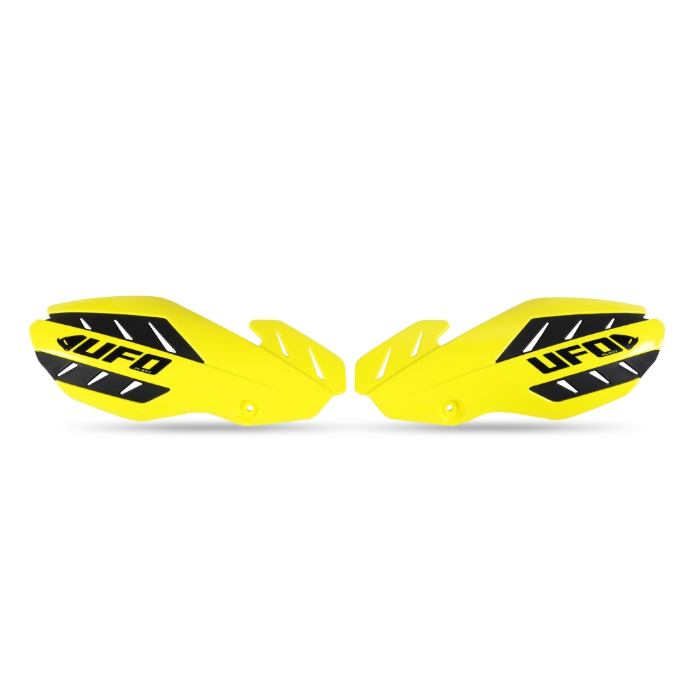 Pair of handguards UFO FLAME yellow Pair of handguards UFO FLAME yellow