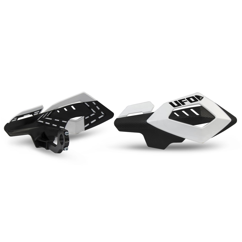 Pair of handguards UFO ARCHES universal white Pair of handguards UFO ARCHES universal white