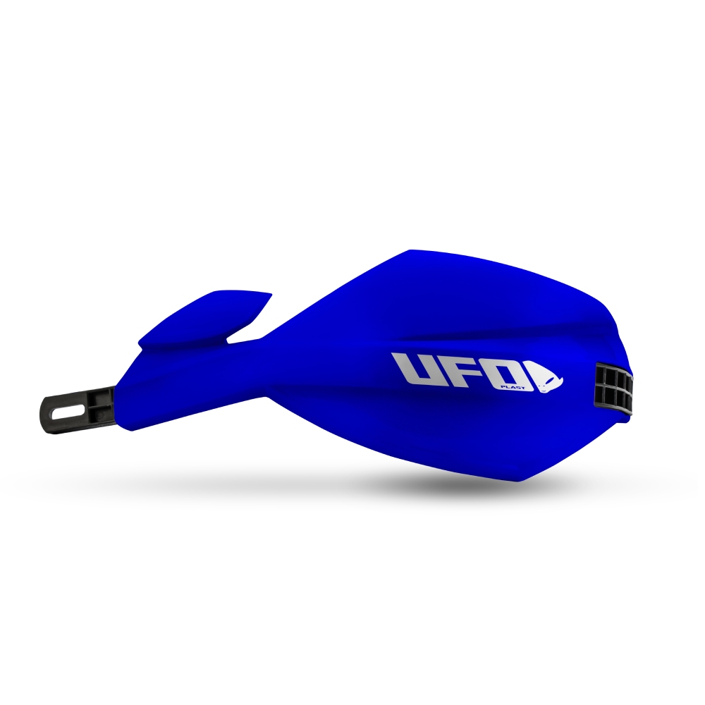 Pair of full-wrap handguards UFO MUGAN for 28.6 mm handlebars blue Pair of full-wrap handguards UFO MUGAN for 28.6 mm handlebars blue