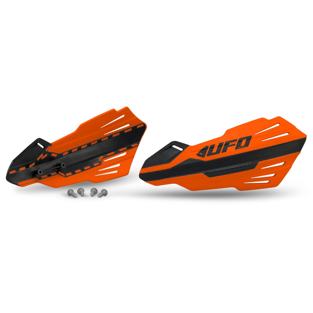 Pair of handguards UFO MERCURY for lever mounts orange Pair of handguards UFO MERCURY for lever mounts orange