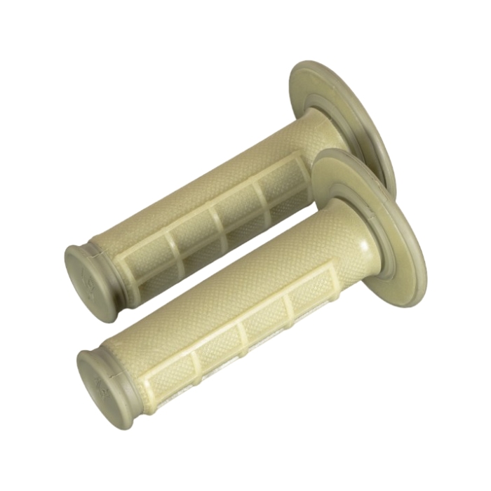 Pair of Grips Renthal Dual Half Waffle - kevlar Pair of Grips Renthal Dual Half Waffle - kevlar