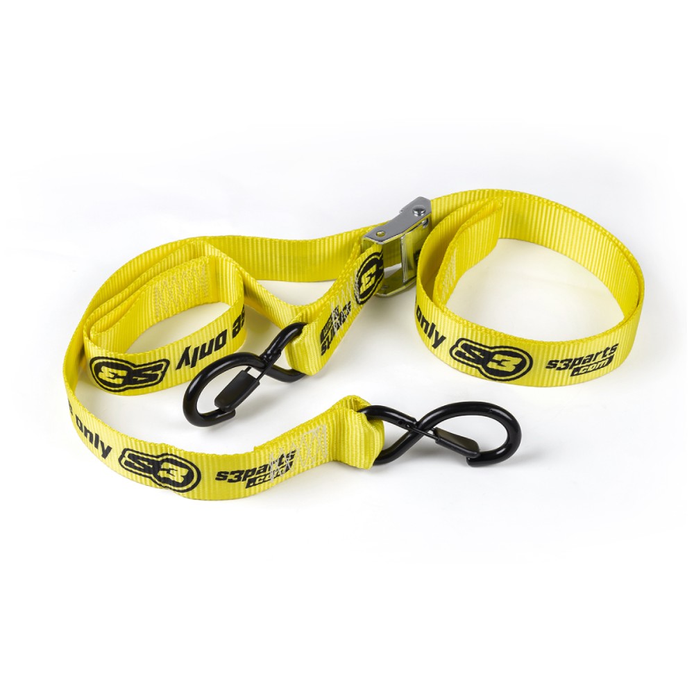 Single motorcycle strap Tie Down S3 yellow SG-901