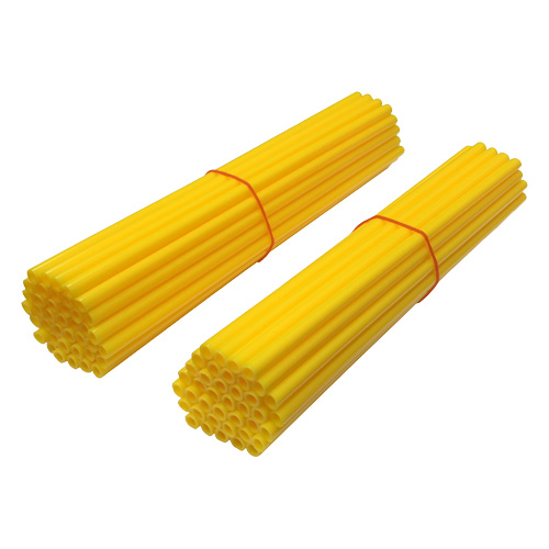 Set of 80 spoke covers yellow