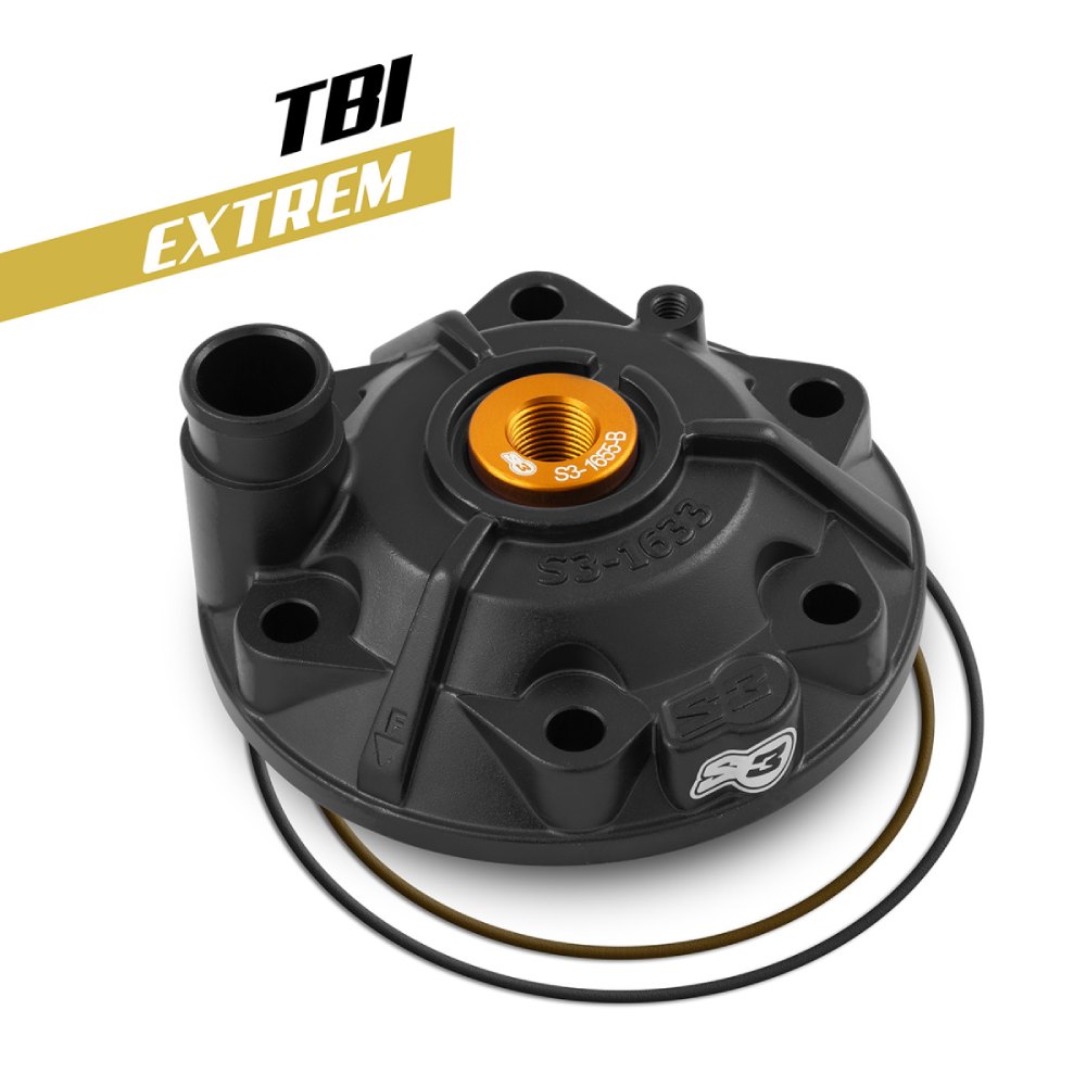 Cylinder head S3 Gasgas 250 EC (24-26) - Extreme black XTR-3361-250-B