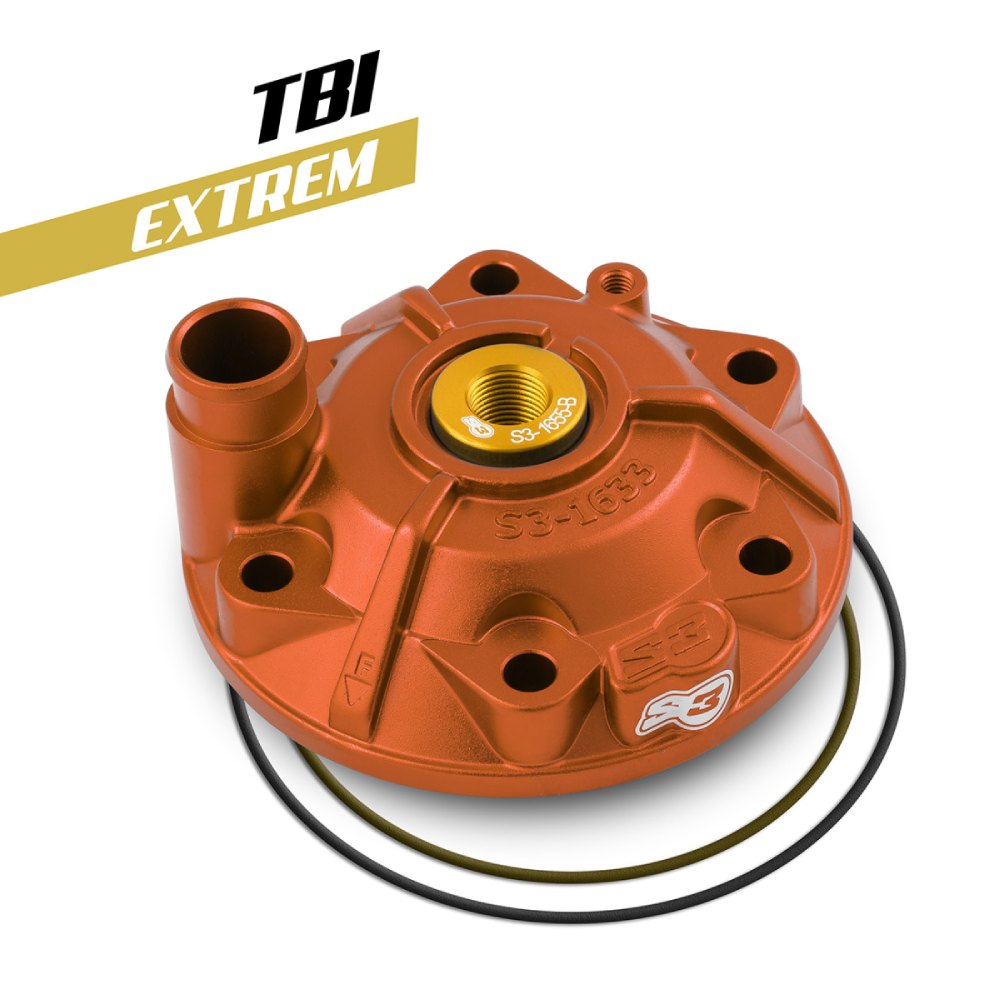 Cylinder head S3 KTM 250 SX (23-27) - Extreme orange XTR-3361-250-O